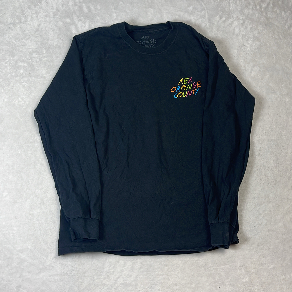 Rex Orange County Pony Men's Black Long Sleeve T-Shirt Size Small Album Promo